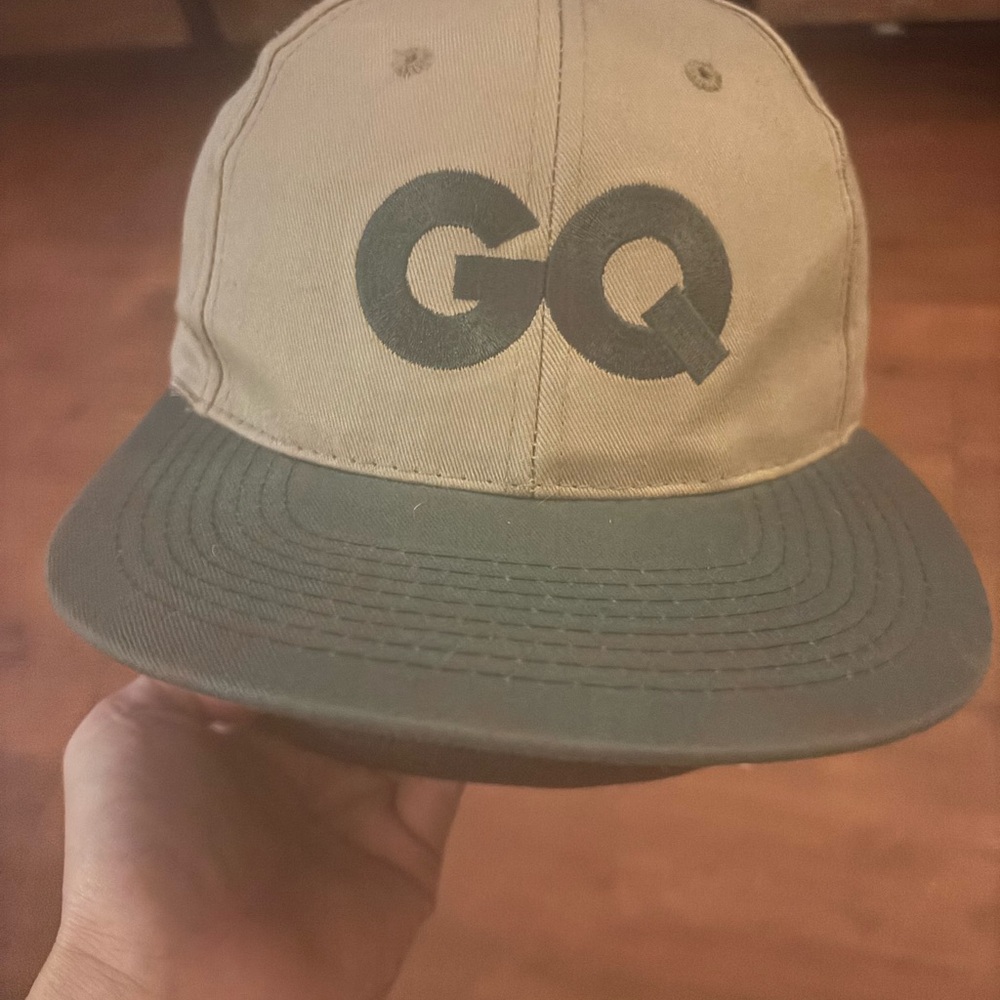 GQ Tan and Green Cap